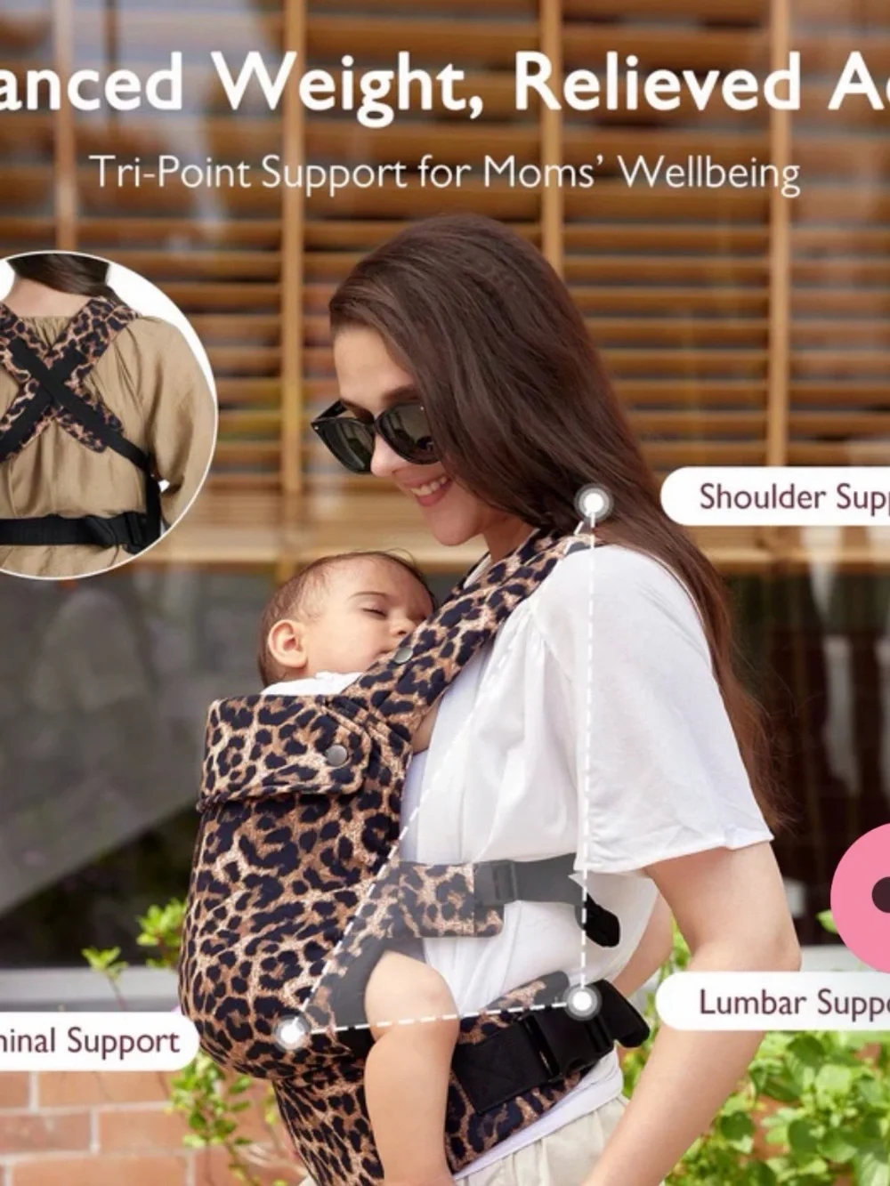 NWT - Momcozy - Cotten - Leopard Print